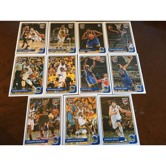 2015-16 NBA Panini Complete Golden State Warriors Team Set w RC Stephen Curry