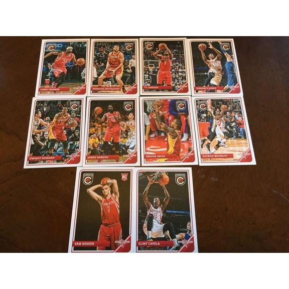 2015-16 NBA Panini Complete Houston Rockets Team Set w RC