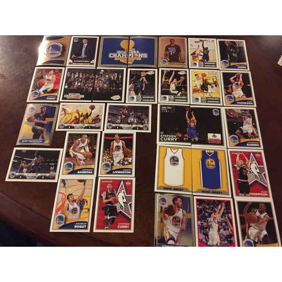 2015-16 NBA Panini Sticker Collection Golden State Warriors Team Set Stephen Curry