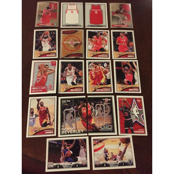 2015-16 NBA Panini Sticker Collection Houston Rockets Team Set