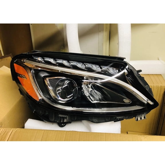 2015 2016 2017 2018 Mercedes Benz C-Class C300 LED Headlights Right Side RH