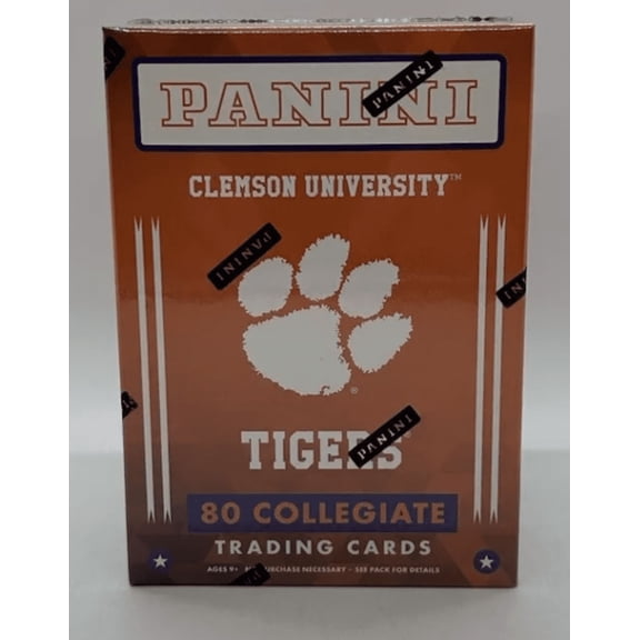 2015-2016 Panini Clemson Tigers University Collegiate Factory Sealed Blaster Box 80 Cards