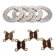 thumbnail image 1 of 2015 2017 Arctic Cat Wildcat Trail 700 LTD EPS Front & Rear Brake Rotors & Pads, 1 of 5