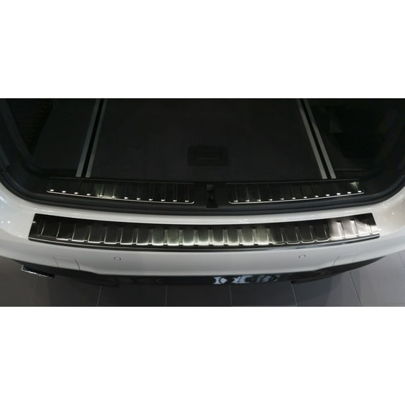 2015-2017 BMW X3 F25 - Graphite Stainless Steel Rear Bumper Protector (Facelift)