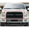 thumbnail image 1 of 2015-2017 Ford F-150 Carbon Steel Black Powder Coated Finish 2.5 Mm Wire Mesh Rivet Style Rivet Grille, 1 of 2