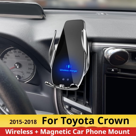 2015-2018 For Toyota Crown Kluger Mobile Phone Holder Wireless Charger Car Mount Navigation Bracket GPS Support