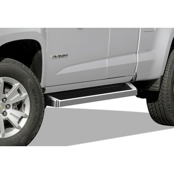 2015-2019 Chevy Colorado Extended Cab 2015-2019 GMC Canyon Extended Cab Polish Finish 6 Inch iRunning Board Door to Door Side Bar Side Step Running Board