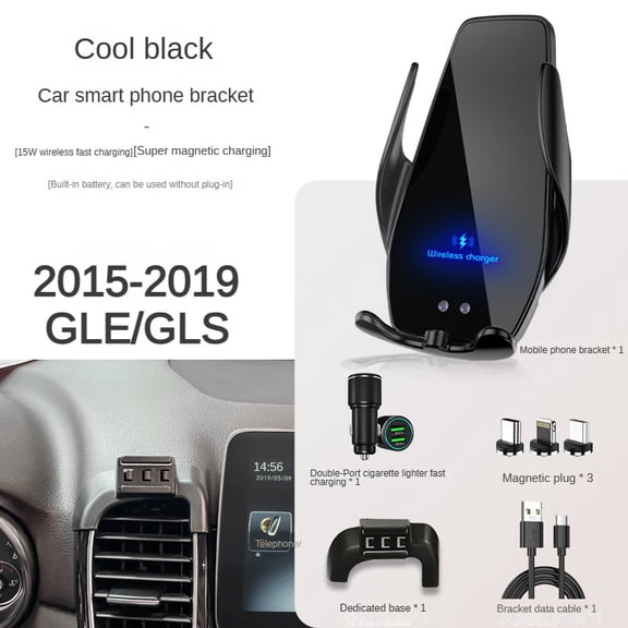 2015-2019 For Mercedes Benz GLE GLS Mobile Phone Holder Wireless Charger Car Mount Navigation Bracket GPS Support