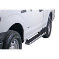 thumbnail image 1 of 2015-2019 Ford F-150 Regular Cab\ 2017-2019 Ford F-250/F-350 Regular Cab Hairline Finish 5 Inch Door to Door Side Bar Side Step Running Board, 1 of 1