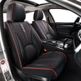 thumbnail image 1 of 2015-2019 for INFINITI Q70L 2 Seat Covers Leather Seat Covers Daily Protection OEM Inspired Fit Driving Comfort, 1 of 8