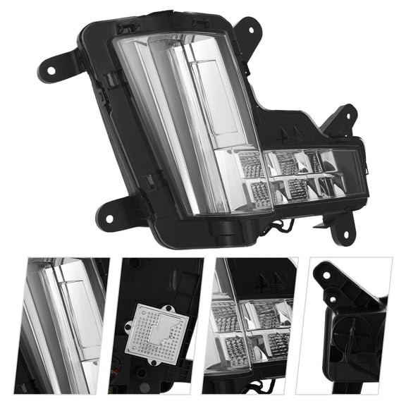 2015-2020 Cadillac Escalade LED Fog Lights with Daytime Running Light, Clear Lens, Right & Left Fog Light for Direct Replacement