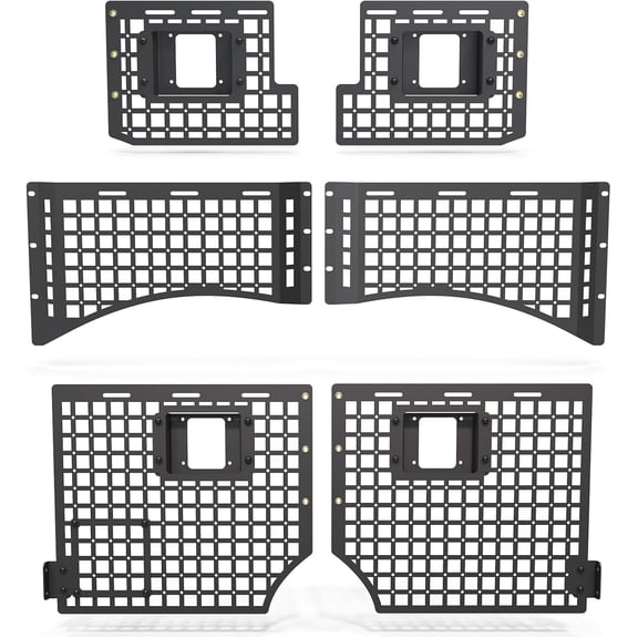 2015-2020 Ford F-150 Combo Side Bed Molle Panel,High-Quality Carbon Steel Truck Bed Side Molle Panel,5.5Ft Truck Bed Panel,Front+Middle+Rear