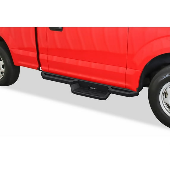 2015-2021 Ford F-150 Regular Cab\ 2017-2021 Ford F-250/F-350 Super Duty Regular Cab 6061 Aircraft Aluminum Alloy Matte Black finishing Square Tube Drop Style