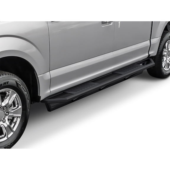 2015-2021 Ford F150 Super Crew Cab 2017-2021 Ford F250/350/450/550 Super Duty Crew Cab 6061 Aircraft Aluminum Alloy Matte Black finishing Square Tube