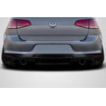 thumbnail image 1 of 2015-2021 Volkswagen Golf / GTI Carbon Creations Verella Rear Diffuser - 1 Piece, 1 of 5