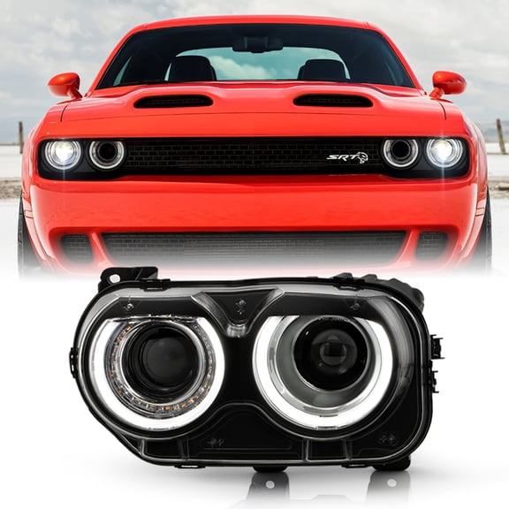 2015-2022 Dodge Challenger HID/Xenon w/o Air Ducts Headlight Headlamp -Driver