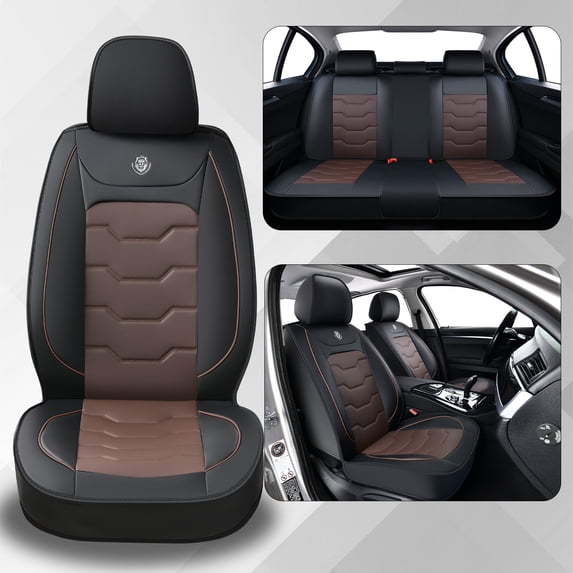 2015-2023 for JEEP RENEGADE Car Seat Cover, Car Seat Covers, Waterproof Leather 5 Seats Full Set Non-slip Suitable for All Seasons, Protect Car Seats
