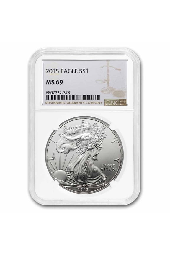 2015 American Silver Eagle MS-69 NGC