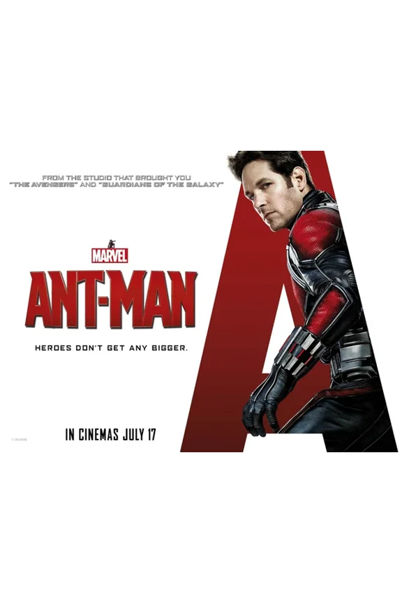 2015 Ant-Man Movie Poster Marvel Paul Rudd Scott Lang Captain America UNFRAMED PAPER POSTER