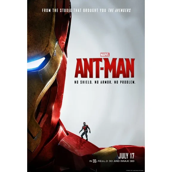 2015 Ant-Man Movie Poster Marvel Paul Rudd Scott Lang Iron Man Stark UNFRAMED PAPER POSTER