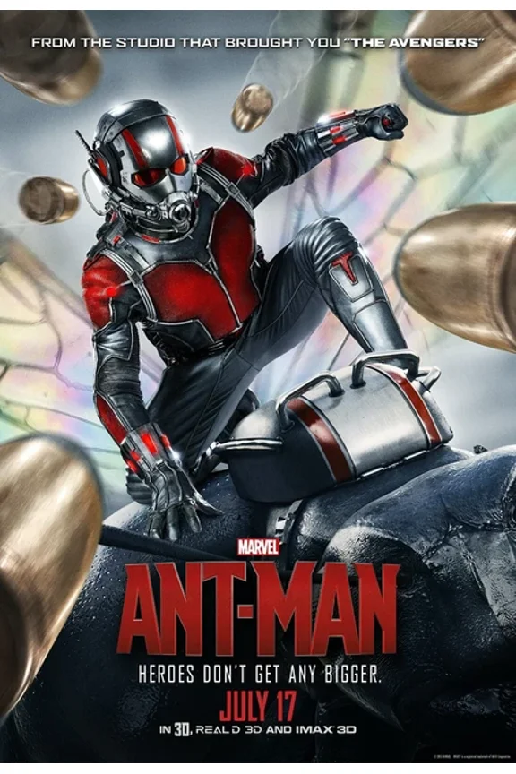 2015 Ant-Man Movie Poster Marvel Paul Rudd Scott Lang Michael Douglas UNFRAMED PAPER POSTER