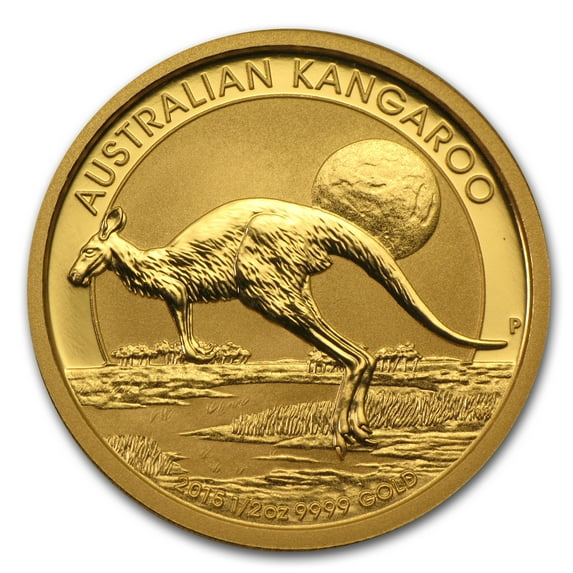 2015 Australia 1/2 oz Gold Kangaroo BU