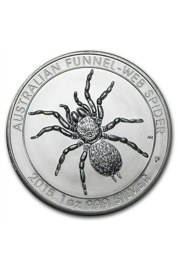 2015 Australia 1 oz Silver Funnel-Web Spider BU