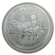 2015 Australia 1 oz Silver Lunar Goat BU Series II