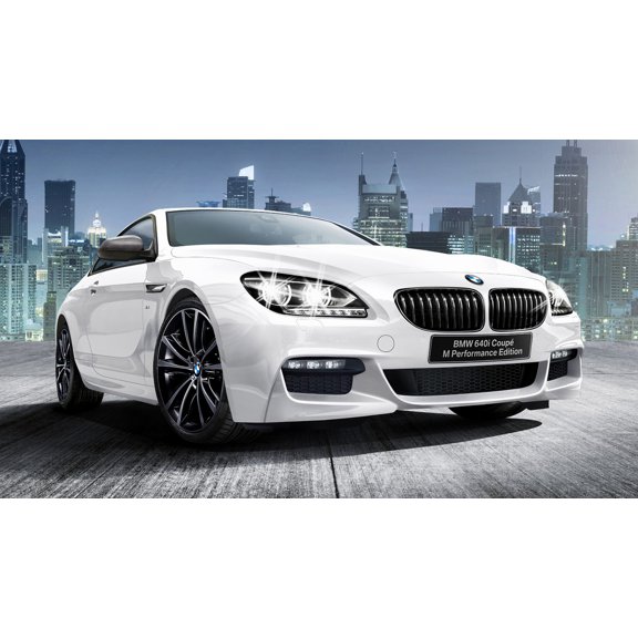 2015 BMW 6 Series Coupe M Performance Edition JP Car - 20x30 Inch Glossy Laminated Poster - Stunning Detail and Bold Colors