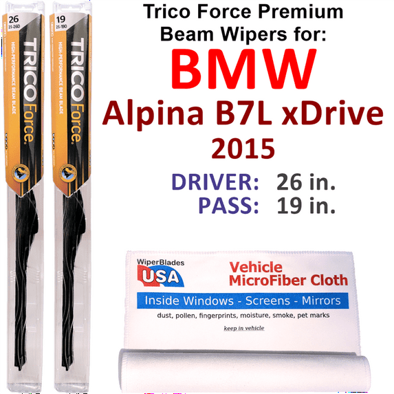 2015 BMW Alpina B7L xDrive Performance Beam Wipers (Set of 2)