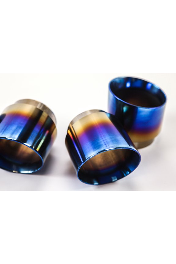 2015+ BMW F80 M3 / F82 M4 Titanium Slip On Angle Cut Exhaust Tip