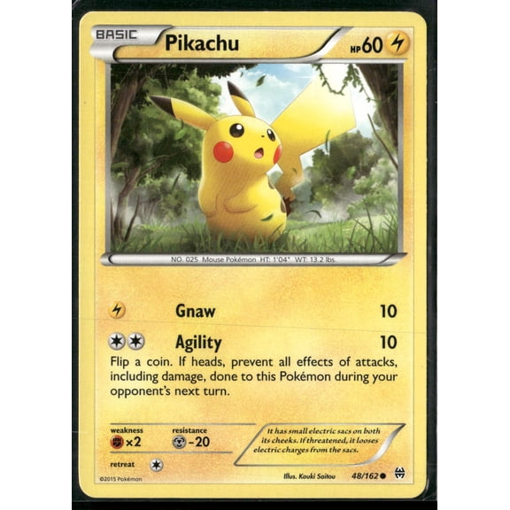 2015 BREAKthrough Pikachu Uncommon #48/162