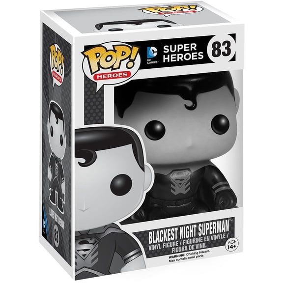 Funko Pop Heroes DC Super Heroes Blackest Night Superman 83 GameStop Exclusive