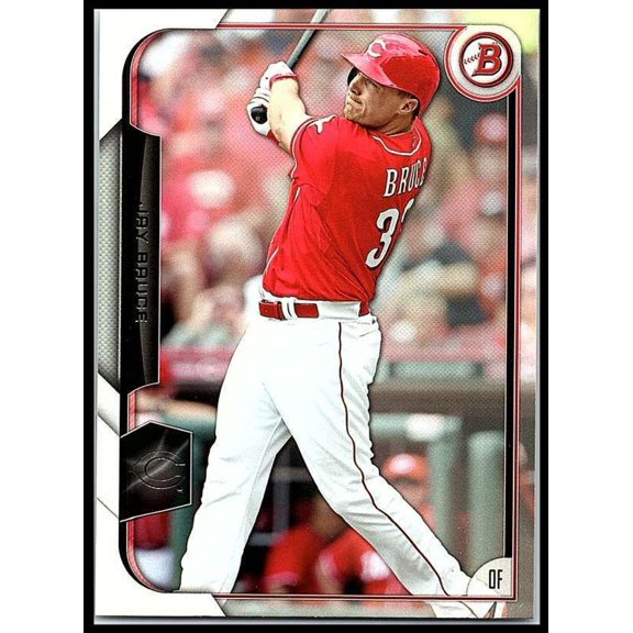 2015 Bowman #4 Jay Bruce NM-MT Cincinnati Reds Baseball Card Cincinnati Reds MLB Baseball Trading Card