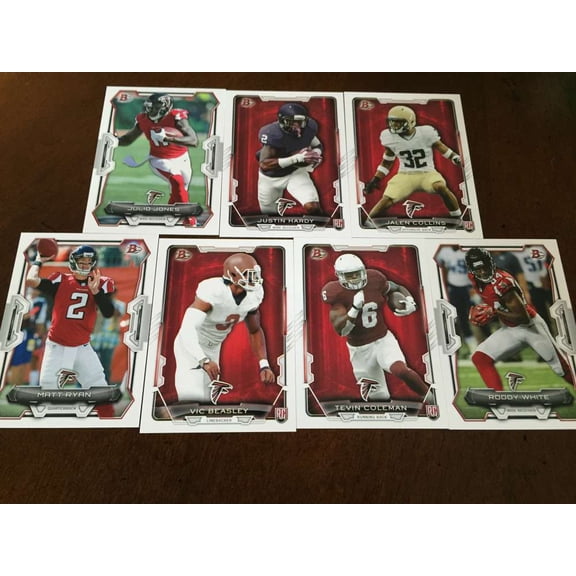 2015 Bowman w RC Atlanta Falcons Team Set 7 Cards