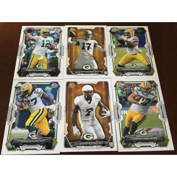 2015 Bowman w RC Green Bay Packers Team Set 6 Cards