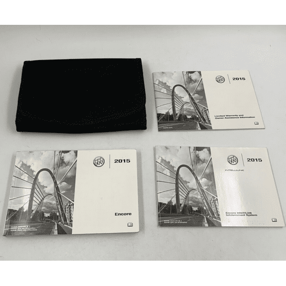2015 Buick Encore Owners Manual Handbook Set with Case OEM I02B23017