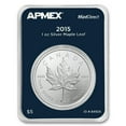 thumbnail image 1 of 2015 Canada 1 oz Silver Maple Leaf (MintDirect® Single), 1 of 3