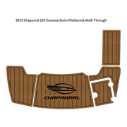 2015 Chaparral 224 Sunesta Swim Platform Mat Boat EVA Foam Teak Deck Floor Pad