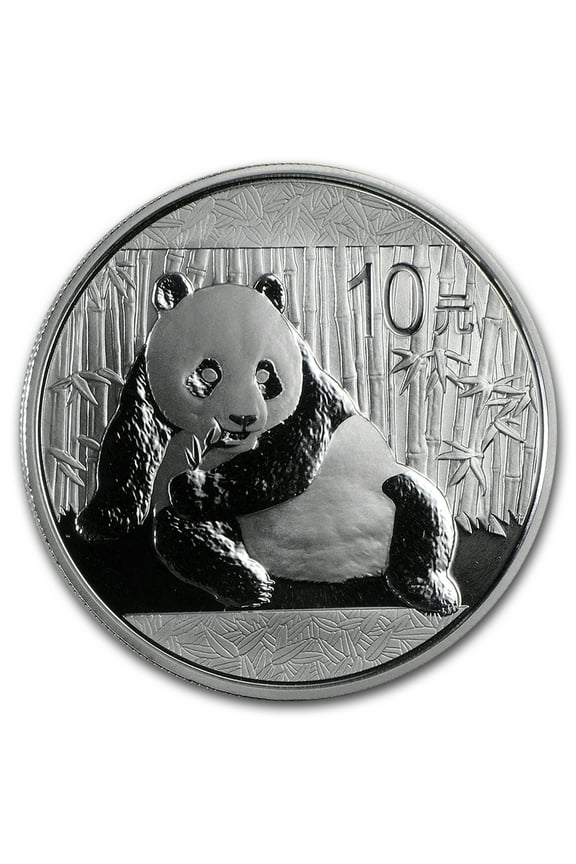 2015 China 1 oz Silver Panda BU (In Capsule)