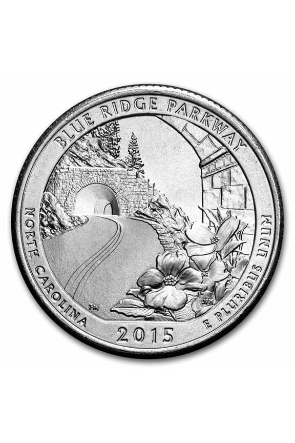 2015-D ATB Quarter Blue Ridge Parkway BU