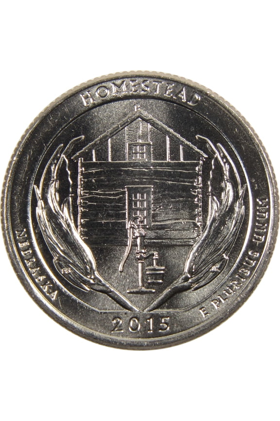 2015 D Homestead National Park Quarter BU Uncirculated Clad 25c Coin