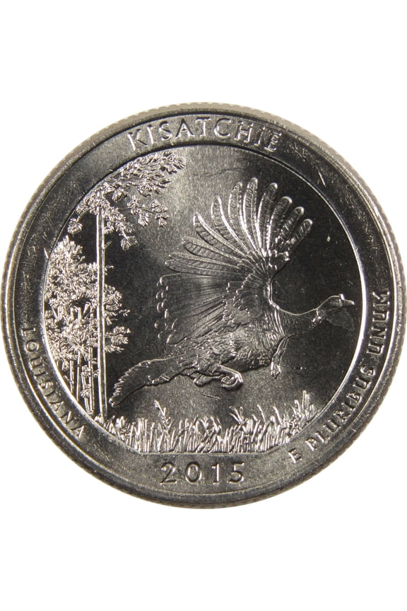 2015 D Kisatchie National Forest Quarter BU Uncirculated Clad 25c Coin