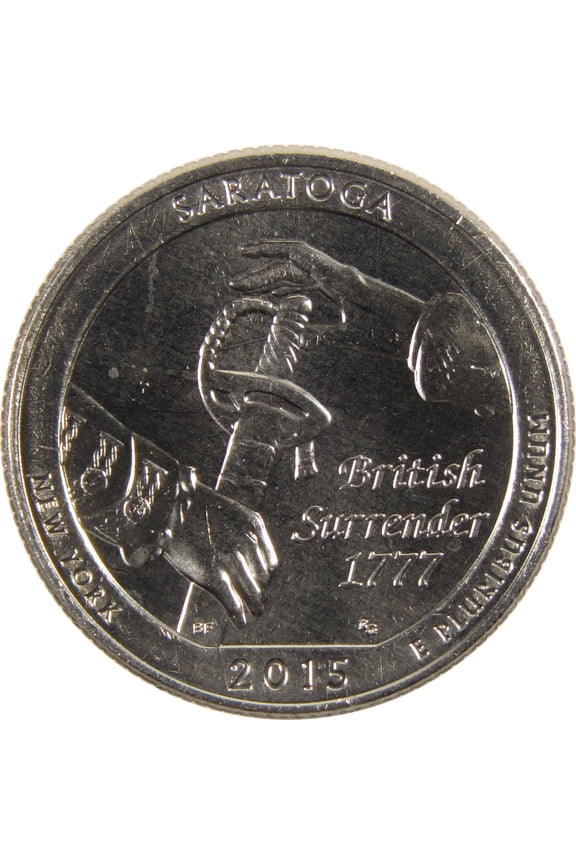 2015 D Saratoga National Historical Park Quarter Uncirculated Clad 25c