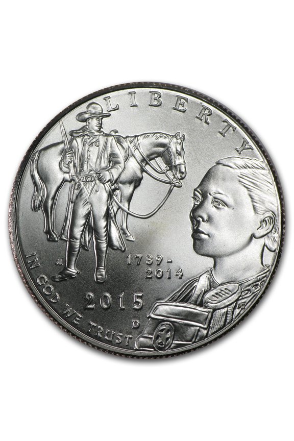 2015-D U.S. Marshals Svc 1/2 Dollar Clad Commem BU (w/Box & COA)