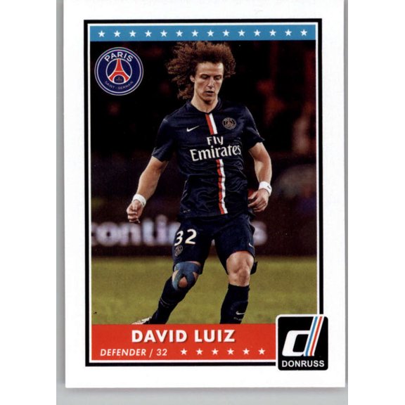 2015 DONRUSS #55 DAVID LUIZ PARIS SAINT-GERMAIN