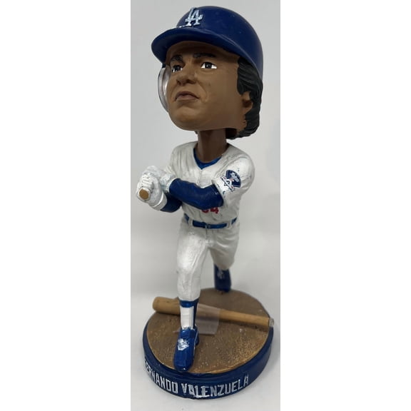 2015 Dodgers Batting Fernando Valenzuela SGA Bobblehead