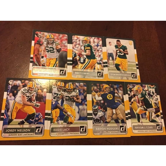 2015 Donruss FB Green Bay Packers Base Team Set Mint