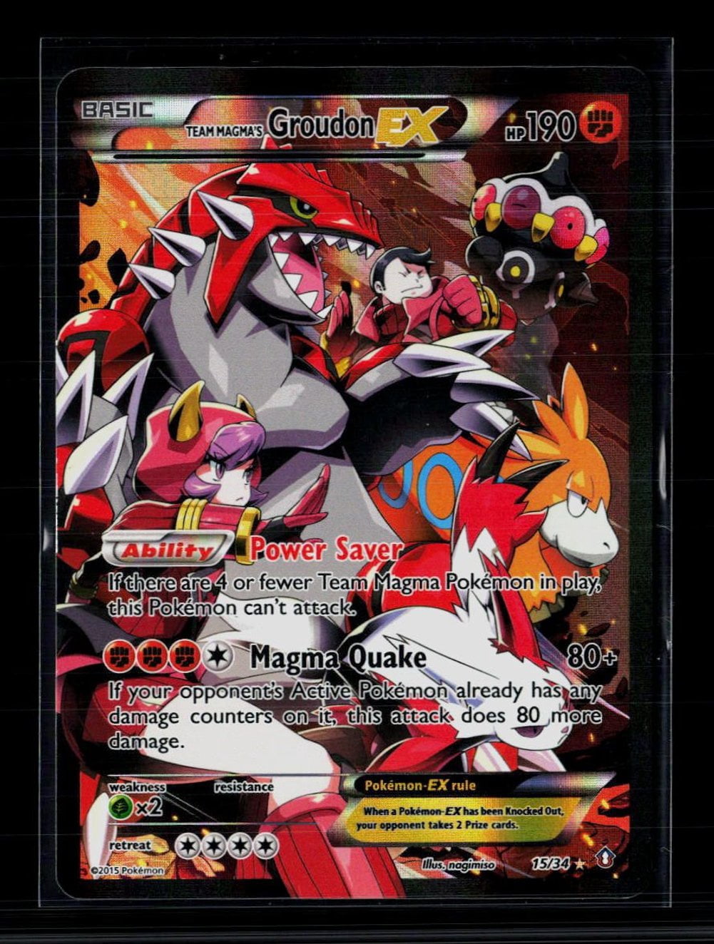 groudon pokemon card ex Primal -Single When a Pokmon Groudon ex Pokmon card Pokemon