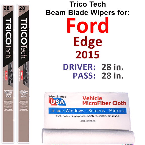 2015 Ford Edge Beam Blade Wipers (Set of 2)